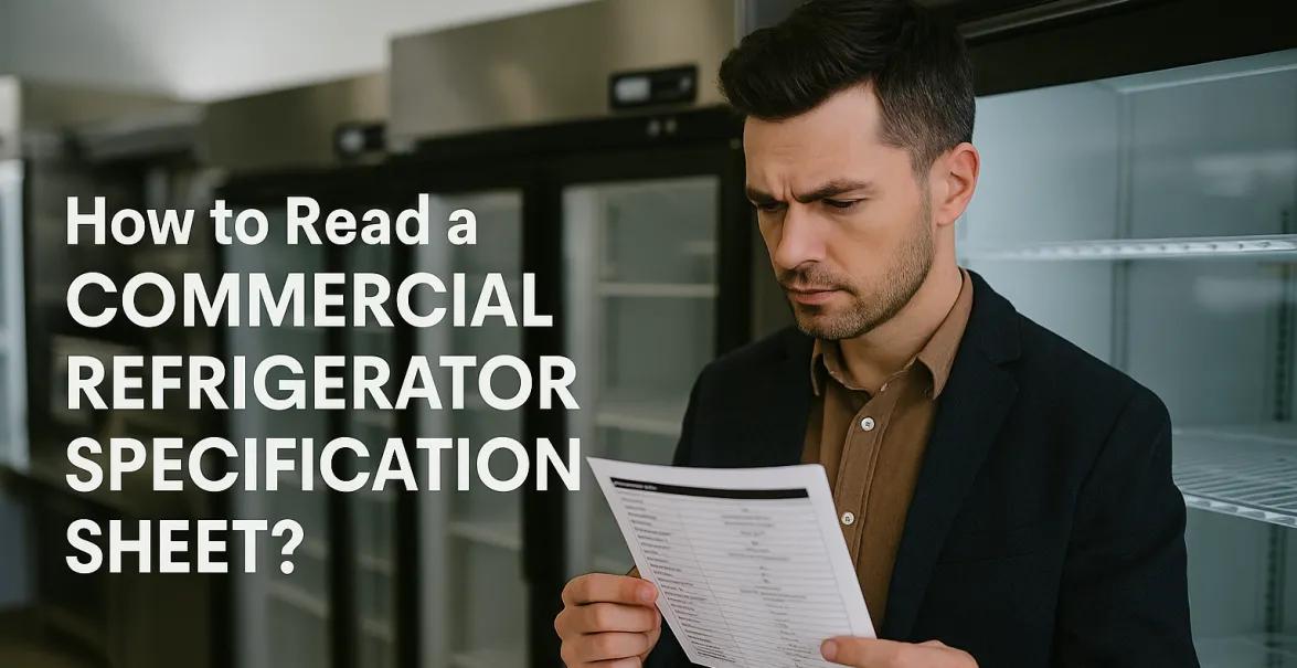 How to Read a Commercial Refrigerator Specification Sheet?